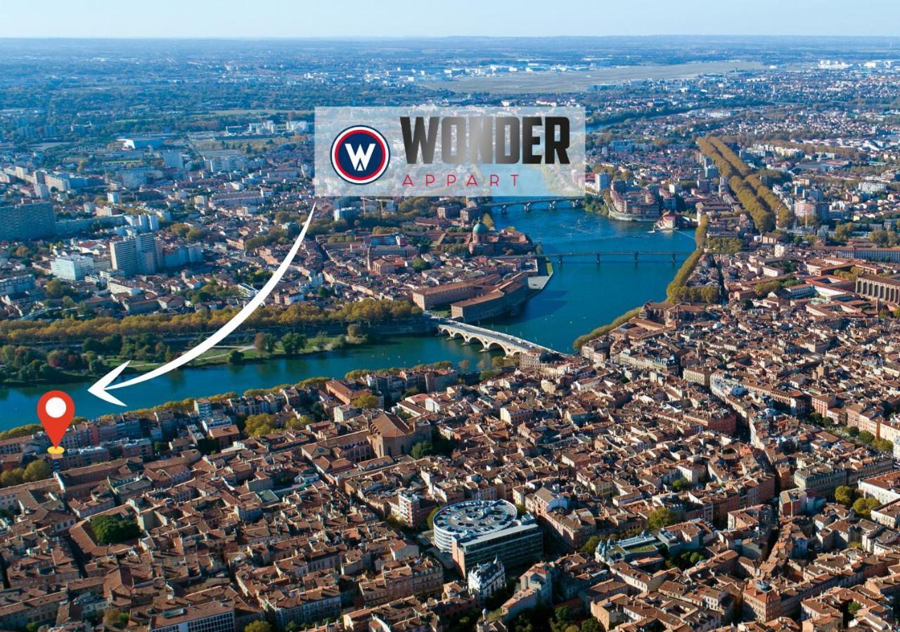 404 · Wonder Appart - Vue Garonne - Toulouse Eksteriør billede